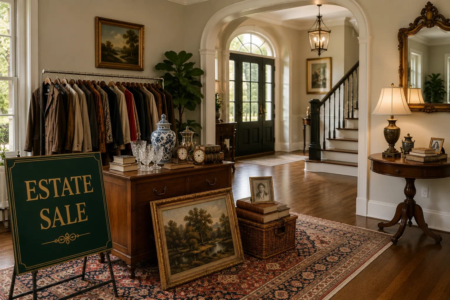 A refined residential interior prepared for downsizing and sale.